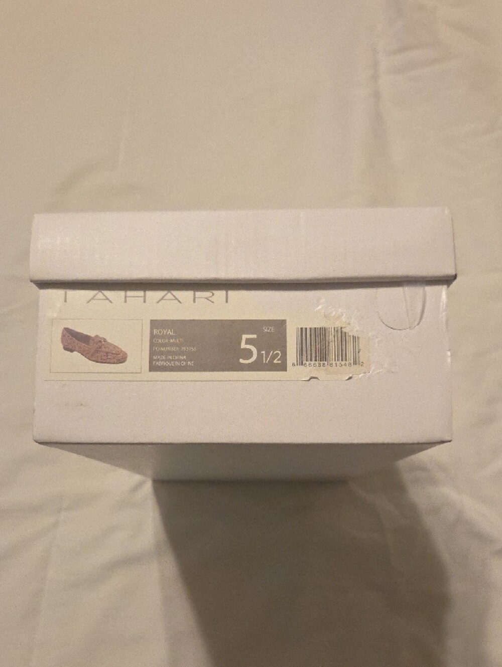 Tahari Multicolor Tweed Loafers with Tan Trim - Picture 3 of 3
